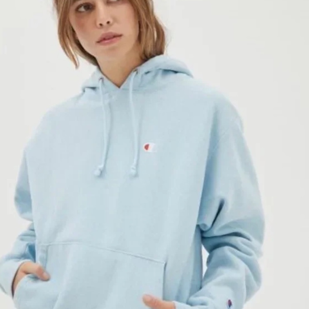 Champion Classic C Relaxed Heathered Reverse Weave Hoodie Sweatshirt